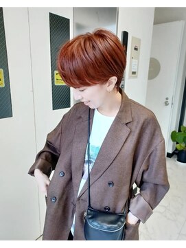 パープル(purple) オレンジショート