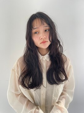 ヘアサロン ガリカ 表参道(hair salon Gallica) <SAKI>ナチュラルロングレイヤー/顔周りレイヤー/アンニュイ