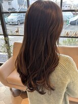 リベラル(liberal)&nbsp;透明感マロンベージュ 韓国風巻き ロング【20代/30代/40代】