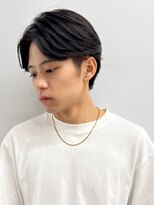 カルマパーマ/ベリーショート/ダークアッシュ/ニュアンスパーマ
