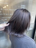 インパークス 町屋店(hair stage INPARKS)&nbsp;外ハネボブ・グレージュハイライト