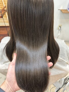 ソワンドゥブレス 大日店 (soin de brace) ○ イメチェン/外ハネボブ/美髪/ワイドバング/ブルーブラック