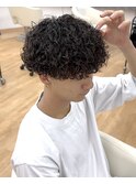 【プードルパーマ】メンズスパイラルパーママッシュ名古屋名駅栄