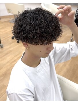 ビカム 名駅(become) 【プードルパーマ】メンズスパイラルパーママッシュ名古屋名駅栄