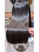 サロウィン 鹿児島天文館店(SALOWIN)&nbsp;美髪ストレートイメチェン髪質改善暗めカラーニュアンスカラー