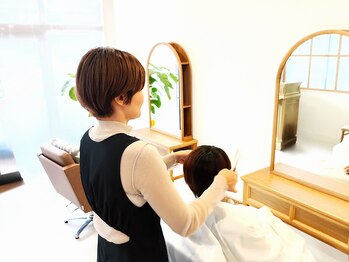 イトリ(itori)の写真/【7月NEWOPEN】未来の自分のための髪質改善サロン＃マンツーマン＃貸し切り空間[香椎]