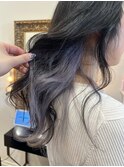 ラベンダーグレージュ×インナーカラー