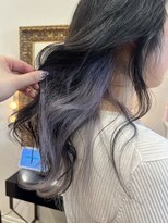 コワファースト させぼ五番街店(COIFF1RST) ラベンダーグレージュ×インナーカラー