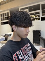 髪屋 紬&nbsp;メンズ/メンズパーマ/メンズカット/波巻きパーマ