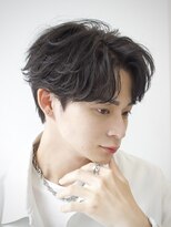 エデアンホンテン メンズサロン(EDEAN 本店 (旧:EDEAN 上通)) 熊本フェザーパーマ メンズショート ツイストスパイラル 波巻き