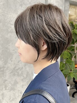 ヌリ 錦糸町(NuRI) ◎前下がりショートボブハンサムショートカットカラーパーマケア