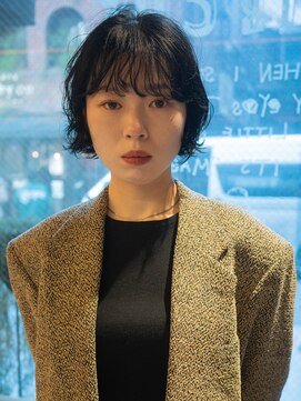 大人ショート大人ボブパーマ小顔ショートショートボブ表参道