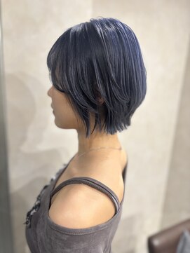 レイヤーボブ☆ネイビーグレージュ◎