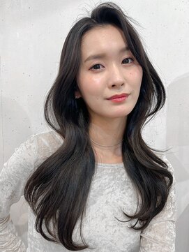 キリ 表参道(kyli) セミディ美髪くびれヘア大人ガーリーモテ髪ダークアッシュ