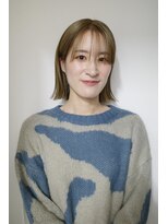 フィル(fil)&nbsp;ミニボブ／ミルクティーベージュ