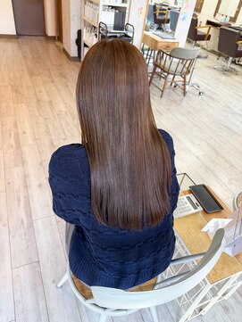 ミニム ヘアー(minim hair) 【minim×maha】マロンベージュ