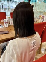 ファースト 仙台店(first)&nbsp;仙台/ 透明感カラー/大人ボブ/顔周りカット/艶髪