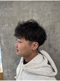 癖毛生かしマッシュ