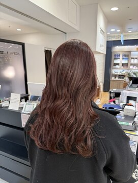 エイチツーオーアヴェダ 渋谷ヒカリエＳｈｉｎＱｓ店 クロードモネＨ２Ｏアヴェダ ピンクブラウン/渋谷/渋谷駅