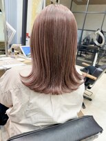 エレン 向ヶ丘遊園 登戸(ELEN)&nbsp;ミルクブラウンラベンダーブラウンミディアムレイヤーボブカット
