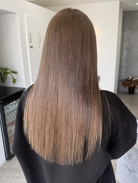 レノ 直江店(RENO) ミルクティーベージュ/髪質改善カラー