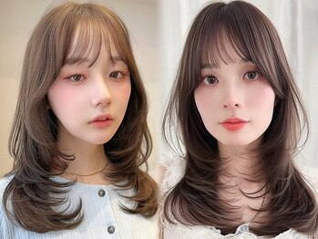 バイオレット 表参道店(Violet)の写真/【似合わせ小顔カット￥5,900～】高い再現性と合わせ力で結んでも耳にかけても絶対可愛い顔周りカット♪