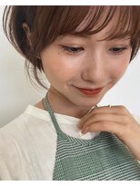 グレースバイハピネス(grace by happiness) 顔周りカット×ショートボブ×天使の艶カラー1ミルクブラウン