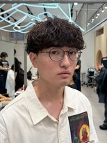 フィフス 渋谷(fifth)&nbsp;メンズ刈り上げマッシュシャドウパーマ骨格矯正緩め無造作