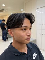 ニコ トウキョウ ヨコハマ(nico)&nbsp;メンズセンターパートウルフセンターパートニュアンスパーマ襟足