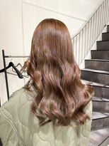 アトレ 福岡大名店(attrait)&nbsp;セミロングのグレージュ × 透け感カラーで大人っぽく