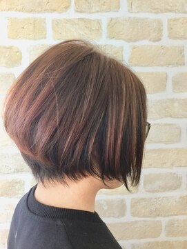 イエカ(ieca) グラデーションボブ ツートンカラー