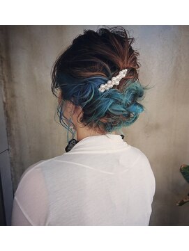 アンスリウム(anthurium) ヘアセット