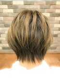 ショートスタイル×立体カラー