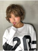 ショートウルフ×バレイヤージュ[池袋][池袋東口]【Reve池袋】