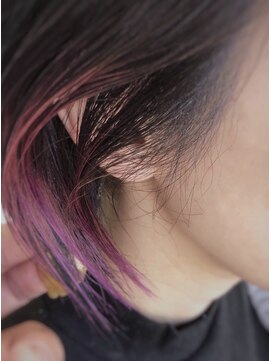 アッシュ 稲田堤店(Ash) インナーカラーパープル