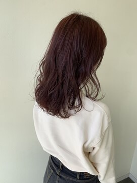 ルクス(Lx) 春おススメゆるふわロング小顔ヘア☆ブリーチなしのモテピンク