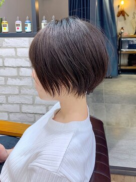 アヴァロン(AVALON) 【mag ginza】襟足スッキリ立体感ショートボブ×ハイライト