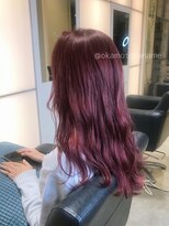 バズ ヘアーメイク(buzz Hair make) 【KANAME】レッド×パープルハイトーンカラー
