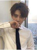 束感アップバング