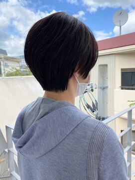 オーシャン(Ocean) ［OCEAN Hair&Life 水田成美］前髪なしボブショートスタイル☆