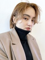 アイティーバイアルバム 藤沢店(IT by ALBUM) ラフアンニュイボブ_カーキグレージュマッシュショート_38219