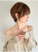 ショート似合わせカットハイライトカラー髪質改善縮毛矯正