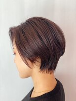 オーストヘアジジ(Aust hair Gigi)&nbsp;ココアブラウン前髪なしショート/うる艶髪パーソナルカラーkiyo
