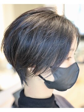 ヘア デザイン リスク(HAIR DESIGN RISK) 【RISK高橋勇太】ダークアッシュアンニュイクールショート