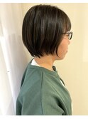 ナチュラルショートボブ