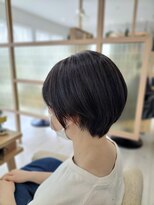 アドラーブル はなみずき店(adorable)&nbsp;20代30代40代前下がりハンサムショートボブ★ハイライトアッシュ