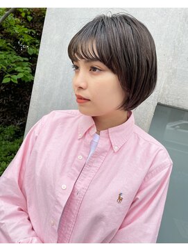 ブランド(BLANDO) 大人ショート　大人可愛い　ショートボブ　スロウカラー