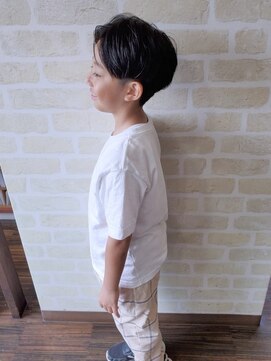 ビバーチェ 慈眼寺(vivace) 【ビバーチェ】キッズカットセンター分けツーブロック3