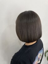 ルヴェルヘアー(Revel hair)&nbsp;ミニボブ×グレージュ