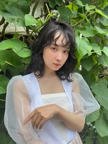 スクリバイタヒエ(SUKURI by tahie)&nbsp;【SUKURI by tahie Style】黒髪ウェーブ